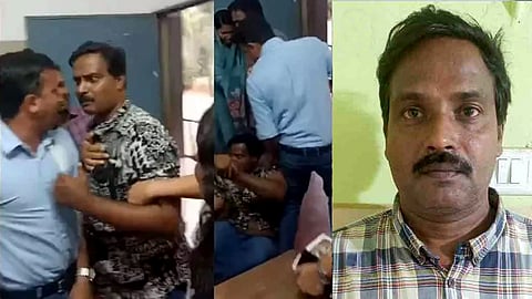 കോഴിക്കോട് എരവന്നൂര് സ്കൂളിലെ കൈയാങ്കളി: ഷാജിയുടെ അറസ്റ്റിനു പിന്നാലെ അധ്യാപികയ്ക്കും സസ്പെൻഷന്