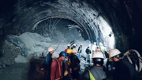 ollapse in Uttarakhand, 40 trapped inside