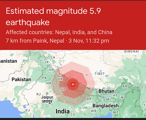 Delhi Earthquake