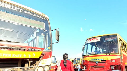 Representative image for a KSRTC bus stand