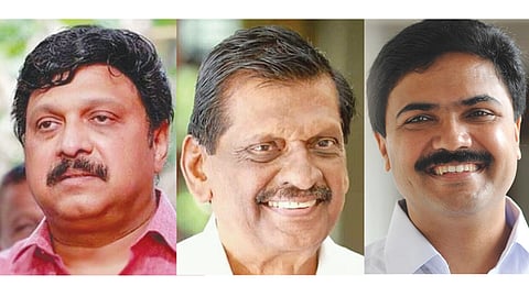 കെ.ബി. ഗണേഷ് കുമാർ, പി.ജെ. ജോസഫ്, ജോസ് കെ. മാണി.
