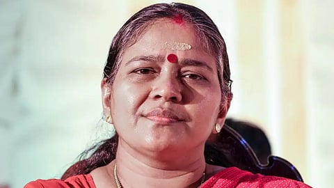 bjp vice president against sobha surendran