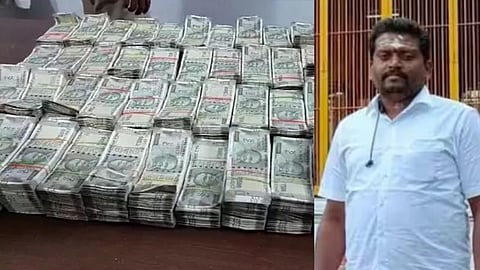 BJP worker arrested with while distributing money for votes in Coimbatore