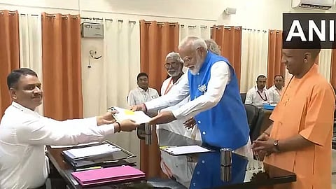 pm narendra modi files nomination from varanasi lok sabha election 2024