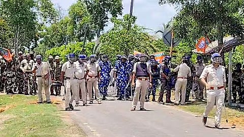 bjp worker killed in nandigram