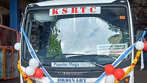 KSRTC mini bus trial run
