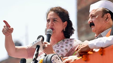 priyanka gandhis emotional post for congress candidate who leads smriti irani