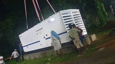 എറണാകുളം മെഡിക്കൽ കോളേജ് ആശുപത്രിയിൽ പുതിയ ജനറേറ്റർ