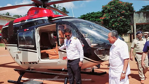 Rent for Kerala CM helicopter from police fund