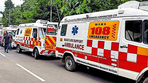 After the strike, money arrived: 40 crores for the 108 ambulance project