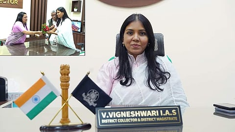 വി. വിഗ്നേശ്വരി ഐഎഎസ് ഇടുക്കി കളക്ടറായി ചുമതലയേറ്റു