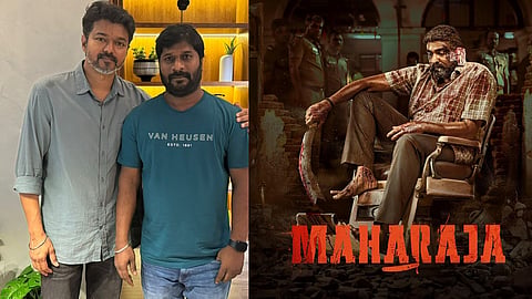 thalapathy vijay Appreciate to maharaja movie team