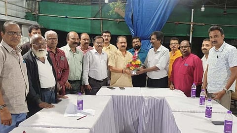 മഹാരാഷ്ട്ര പ്രദേശ് ബി ജെ പി കേരള സെൽ പ്രസിഡണ്ട് ഉത്തംകുമാറിന് സ്വീകരണം നല്കി
