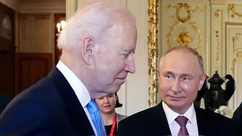 US President Joe Biden and Russia’s President Vladimir Putin. Source: REUTERS/FILE.