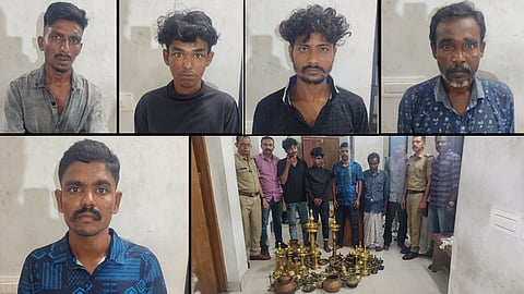 theft case 5 arrest at aluva