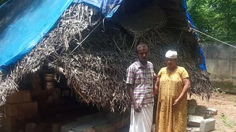 home wall collapsed woman injured koduvayur palakkad