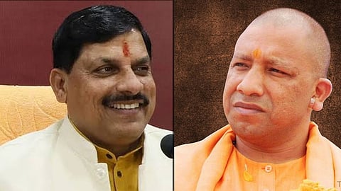 Madhya Pradesh Chief Minister Mohan Yadav, Uttar Pradesh Chief Minister Yogi Adityanath