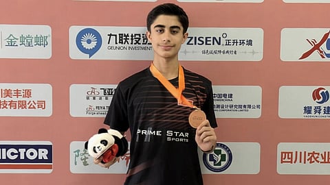 Badminton; 14-year-old Rian Malhan won the Asian Championship medal
