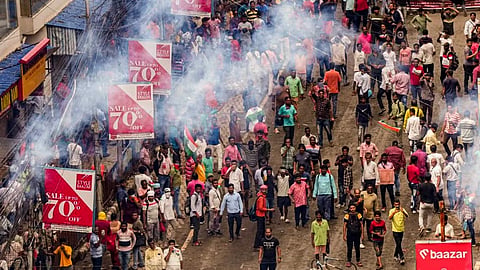 massive protest in kolkata
