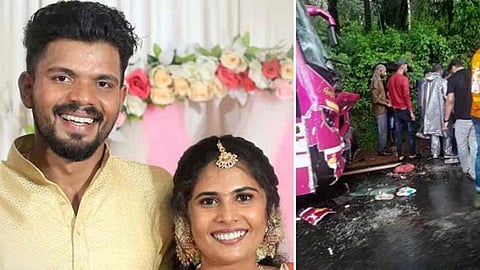 wayanad landslide survivor sruthi and fiance jenson