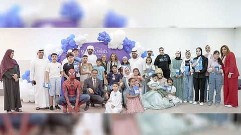 Make A Wish Foundation and Emirates Humanitarian City make wishes come true for sick children in Gaza