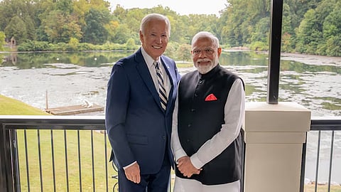 US President Joe Biden shared pictures with the Prime Minister