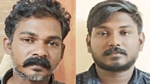 The father and son were arrested by the police