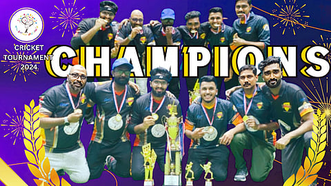 sneha kootaiyma family cricket tournament: abudhabi mallus champions