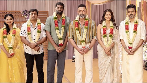 Mamitha baiju and naren participates in vijay's last film