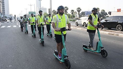 ദുബായിൽ ഇ-സ്കൂട്ടർ ബോധവത്കരണം E Scooter awareness Dubai