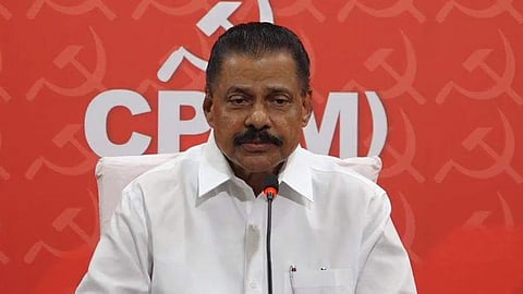 m.v. govindan reacted in bharat mata controversy