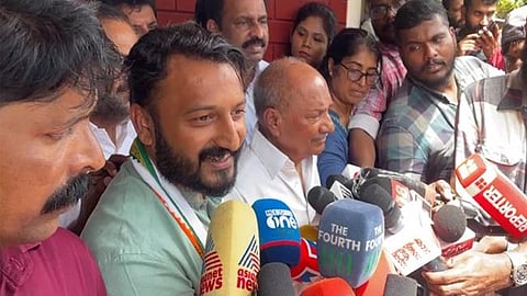 rahul mamkootathil ak antony about p sarin