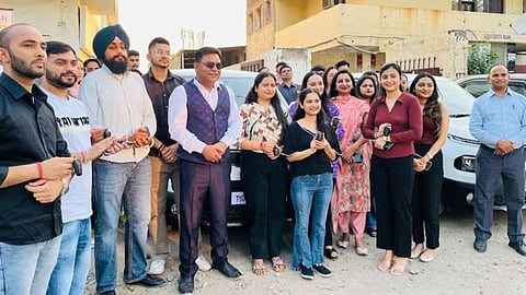 Haryana company gifted car for employees on diwali