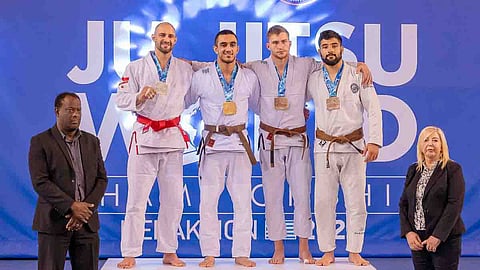 UAE national team wins seven medals at Jiu-Jitsu World Championships
