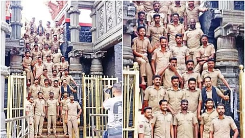 High Court strongly criticizes photo shoot of police officers in sabarimala
