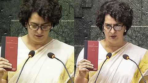Priyanka Gandhi takes oath as parliament mp