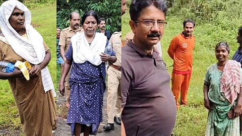 "Elephants all around... it's dark!" Women who escaped from the forest