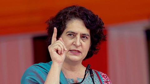 priyanka gandhi slams centre neet paper leak protests