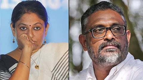 writers k r meera and benyamin war of words