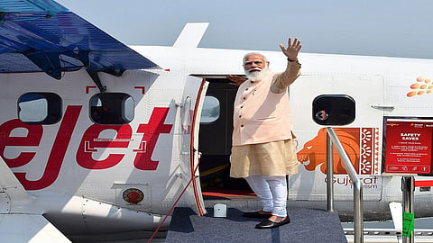 modi plane terror threat arrest