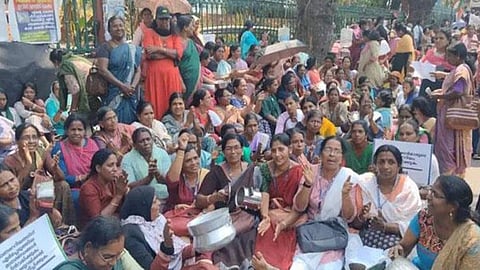 human rights commission wanted to clear action on asha workers strike
