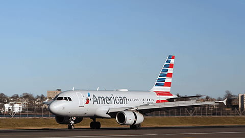 new york-delhi american airline diverted to rome