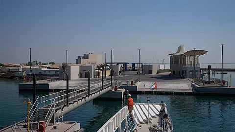 Abu Dhabi al alia island new ferry