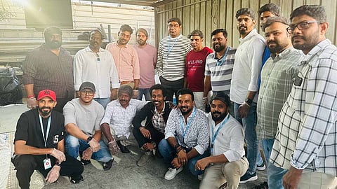 mammootty fans' iftar party at labor camps in sharjah