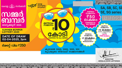 Kerala summer bumper lottery