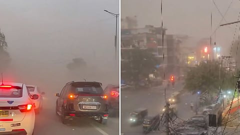 Heavy dust storm and fog in Delhi; over 15 flights diverted
