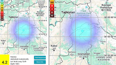 Pakistan Earthquake 4.2 Magnitude