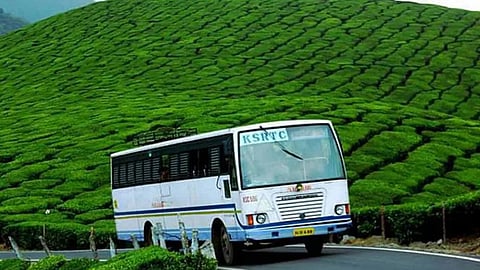 KSRTC bus stolen; thief abandons it on the road