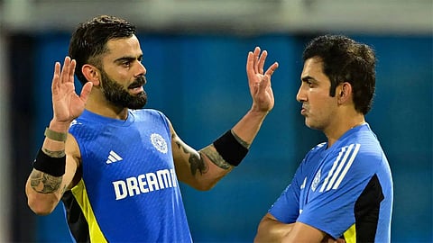 indian cricket team batting coach sitanshiu kotak responded to social media buzz that virat kohli not talking to gautham gambhir