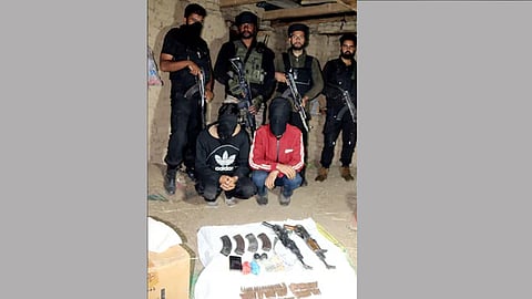 2 let terrorist apprehended by security forces in jammu kashmir
